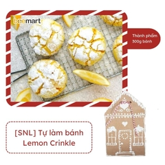 [SNL] Lemon Crinkle - Bánh quy Chanh vàng phủ đường