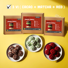 [SNL] Crinkle cookie - Bánh quy phủ đường