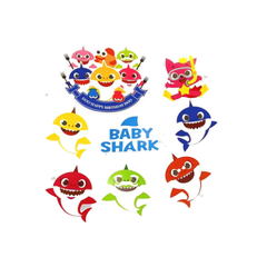 Set que cắm trang trí Baby Shark