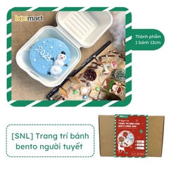 [SNL] Bánh kem bento Noel hình Người tuyết trắng