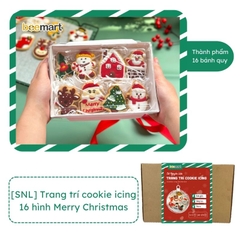 [SNL] Cookies icing 16 hình Merry Christmas