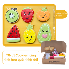 [SNL] Cookies icing hình hoa quả nhiệt đới