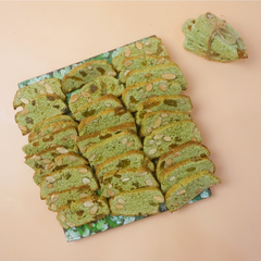 [SNL] Bánh Biscotti Trà xanh Nho dừa hạnh nhân