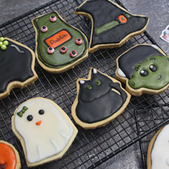 [SNL] Cookie icing halloween xanh ngộ độc