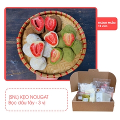 [SNL] Kẹo Nougat bọc dâu 3 vị