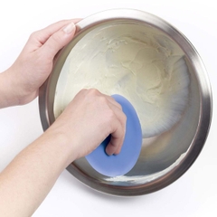 Tô trộn bột inox đế silicon 16 cm 9918