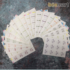 Tem dán nhân đậu đỏ (12c)