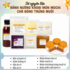 [SNL] Bánh trung thu mochi khoai môn chà bông trứng muối