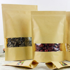 Túi zip giấy kraft 16x24cm