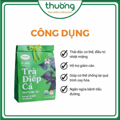 Trà diếp cá Thương Dưỡng Lành túi 150g (20 gói)