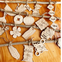 Set đồ gỗ treo Tết 4 ( 2022 )