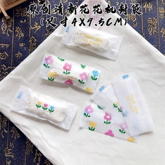 Túi đựng kẹo nougat hoa tulip sắc màu (200c)