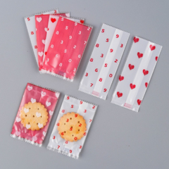 Túi đựng kẹo Nougat Tim đỏ (50c)