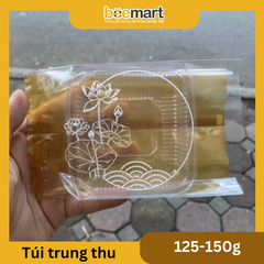 Túi trung thu Hoa sen tròn số 9 đựng bánh 125-150gr (50c)