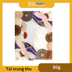 Túi trung thu hạc đỏ đựng bánh 50g (50c)