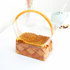 Túi zip đựng bánh giỏ quai xách 29.5x22cm (10c)