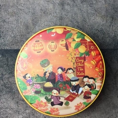 Hộp thiếc Cung chúc Tân xuân