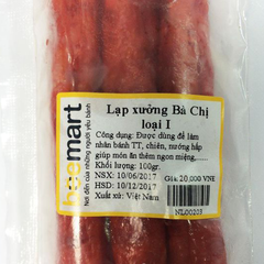 Lạp xưởng Bà Chị loại I (100g)