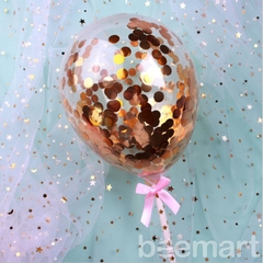 Que cắm bóng bay vàng