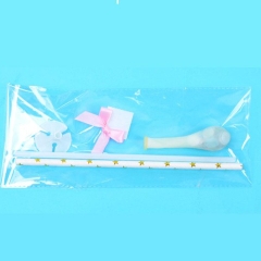 Que cắm bóng bay xanh