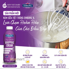 Whipping Cream Emborg 1L (35,7% fat)