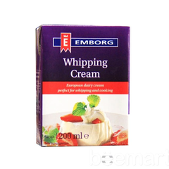 Whipping cream Emborg 35,1% 200ml