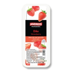 Dâu tây xay nhuyễn đông lạnh Andros 1kg