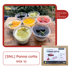 Set nguyên liệu làm Panna Cotta (Tặng kèm 10 hũ đựng)