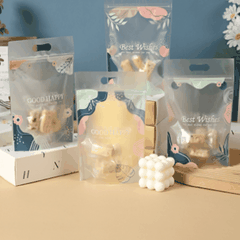 Túi zip đựng bánh hoa lá 15*23 (5c)