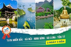 Tour Miền Bắc | Hà Nội - Ninh Bình - Hạ Long 3 Ngày 2 Đêm
