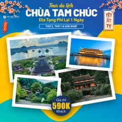 Tour Chùa Tam Chúc - Địa Tạng Phi Lai 1 Ngày