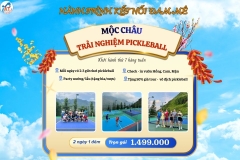 Tour Pickleball - Mộc Châu, 2 Ngày 1 Đêm