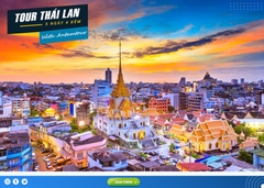 Tour Thái Lan - Khám Phá Xứ Chùa Vàng 5 Ngày 4 Đêm