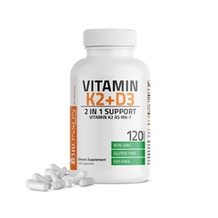Bronson Vitamin K2 + D3, Vitamin K2 as MK-7