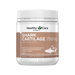 Healthy Care Shark Cartilage 750mg, 200 Tablets
