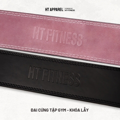 HT Apparel Lever Belt - Đai lưng tập Gym Khóa Lẫy