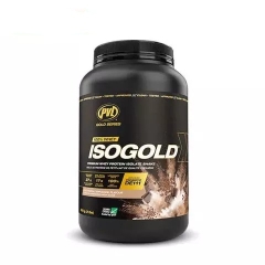 PVL ISO Gold - Premium Whey Protein With Probiotic, 2 Lbs (908 gram)