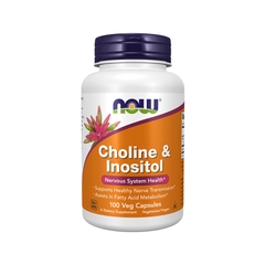NOW Choline & Inositol, 100 Veg Capsules