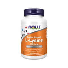 NOW L-Lysine Supports Collagen Synthensis & Healthy Immune Function