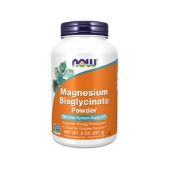 NOW Magnesium Bisglycinate Chelate with TRAACS Powder, 8 oz (227 g)