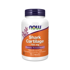 Now Shark Cartilage 750mg, 100 Capsules