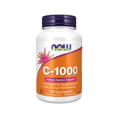 Now Vitamin C-1000 mg with 100 mg of Bioflavonoids, 100 Capsules