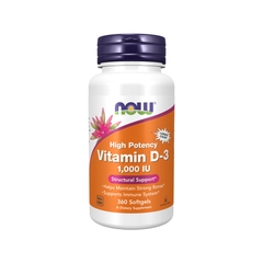 NOW Vitamin D-3 1000IU (25mcg)