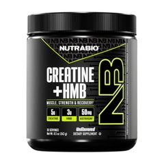 NutraBio Creatine + HMB, 30 Servings