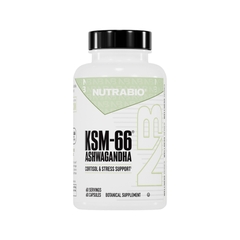 NutraBio KSM-66 Ashwagandha, 60 Capsules