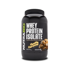 NutraBio Whey Protein Isolate, 2Lbs (907g)