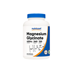 Nutricost Magnesium Glycinate Capsules, 420 mg