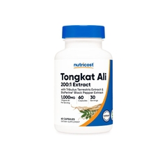 Nutricost Tongka Ali 200:1 (500 MG), 60 Capsules