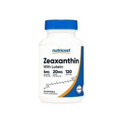 Nutricost Zeaxanthin with Lutein 20mg, 120 Softgels