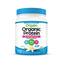 Orgain Organic Protein & Superfoods Plant Based Protein Powder, 1.121Lbs (10 Servings)